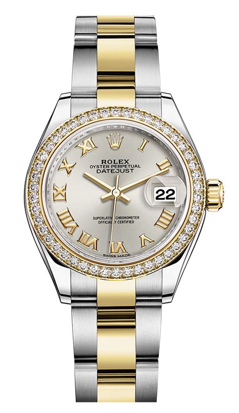 ladies rolex sizes - Rolex datejust 28mm two tone.